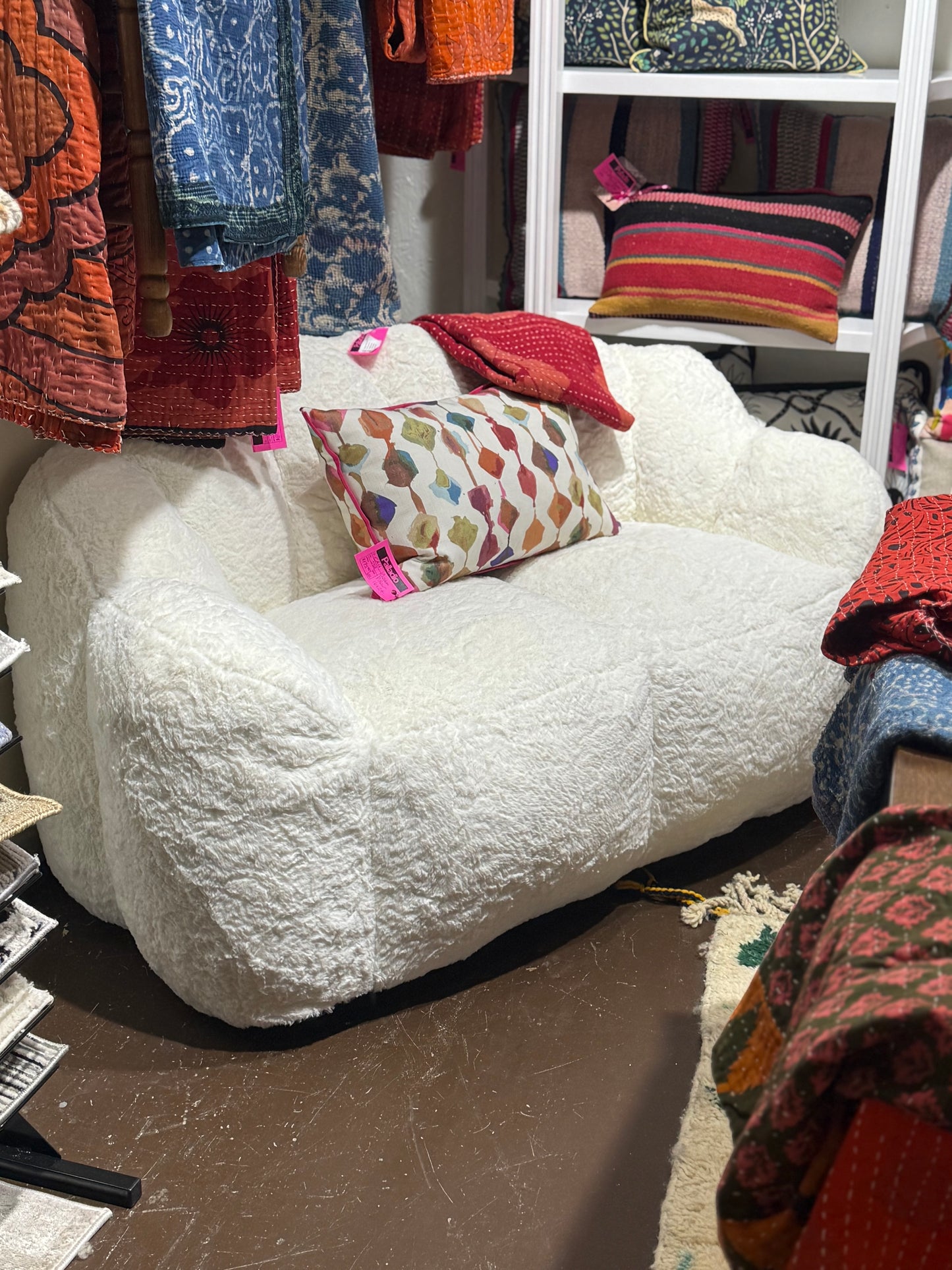 Giant White Bean Chair