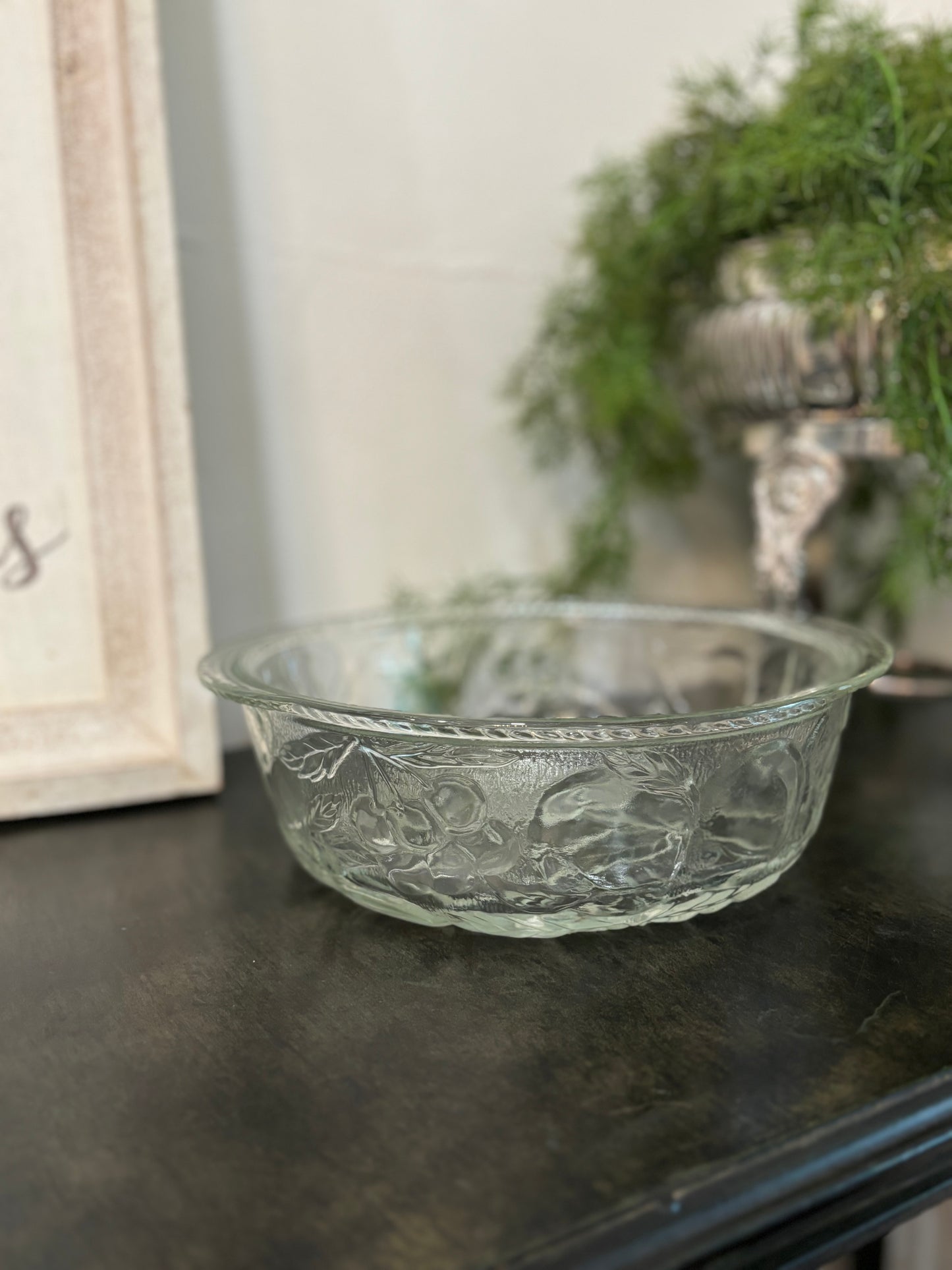 Oven proof glass bowl