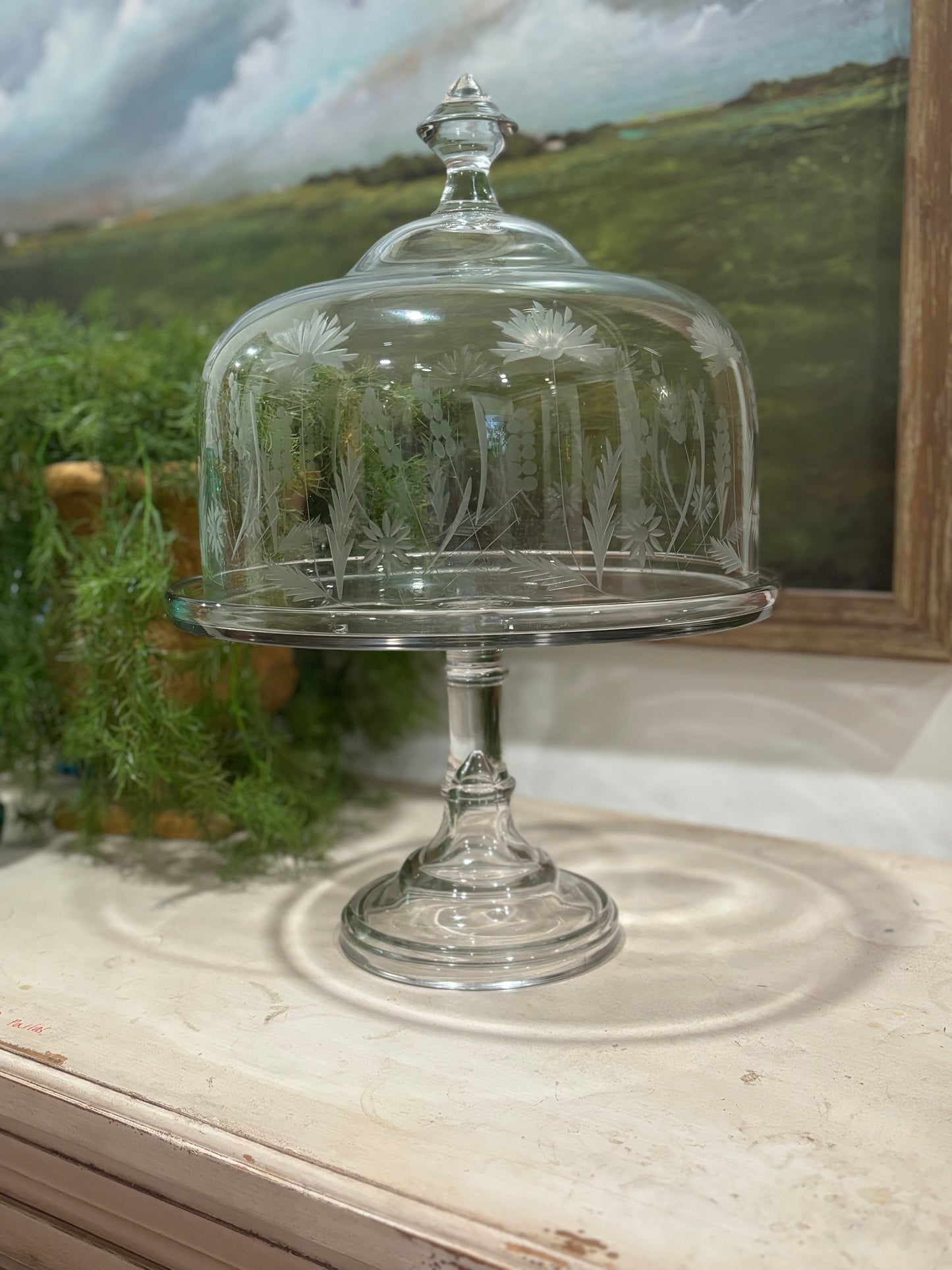 Cake plate stand and Dome cover