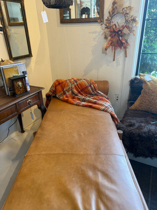 Leather Chaise