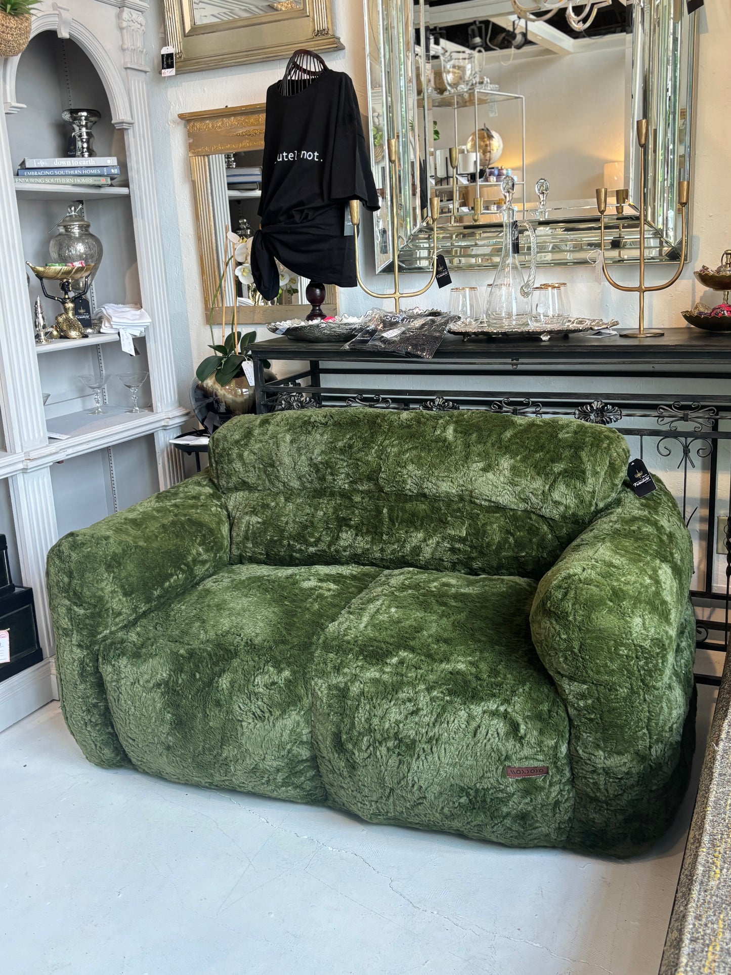 Giant Dark Green Bean Chair