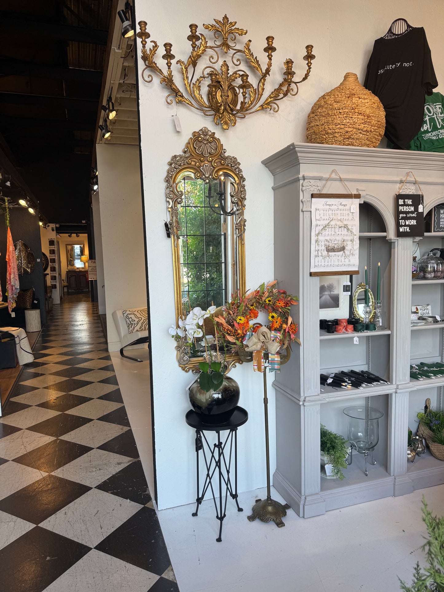 Ornate Long Mirror