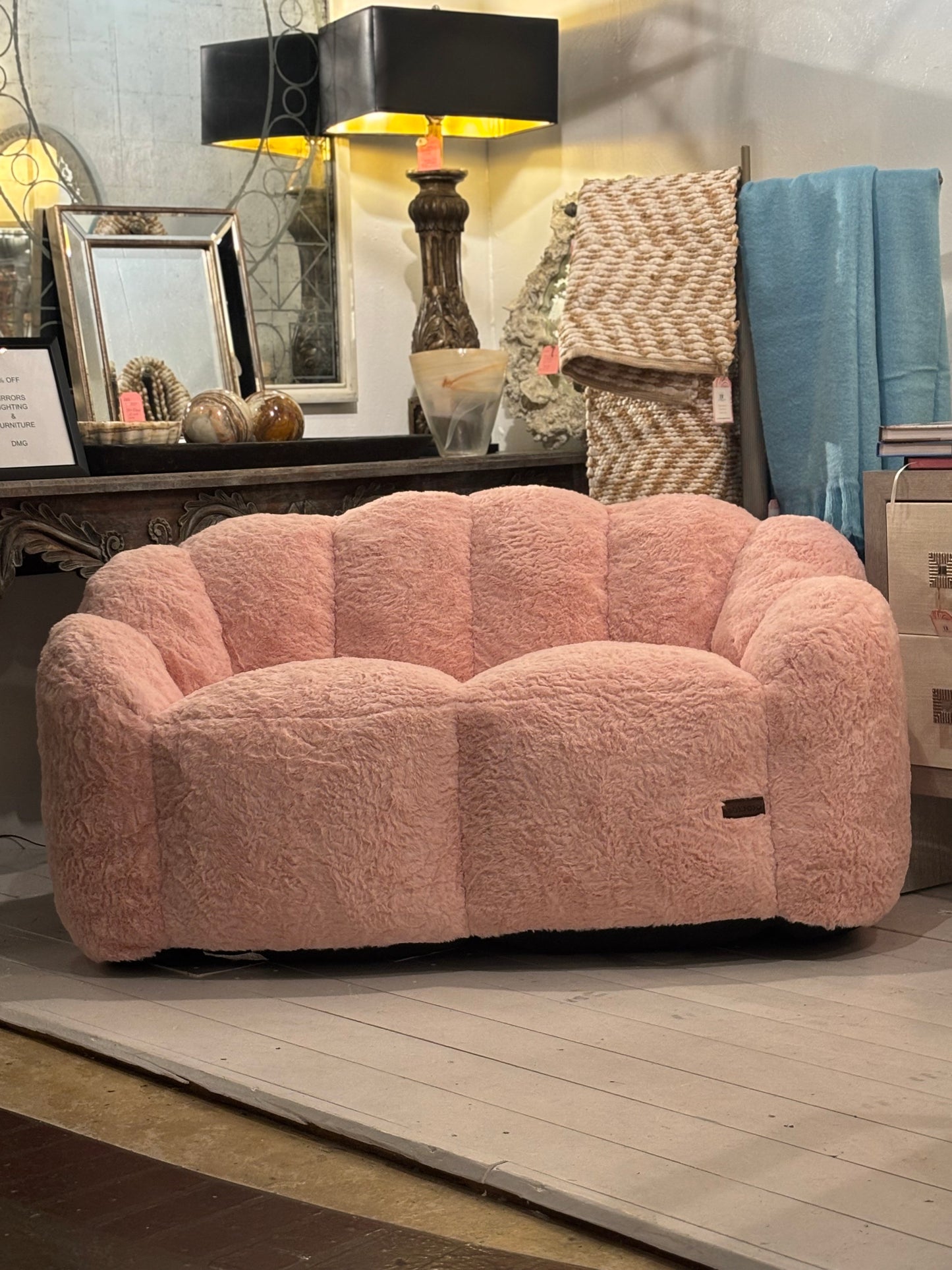 Giant Pink Bean Chair