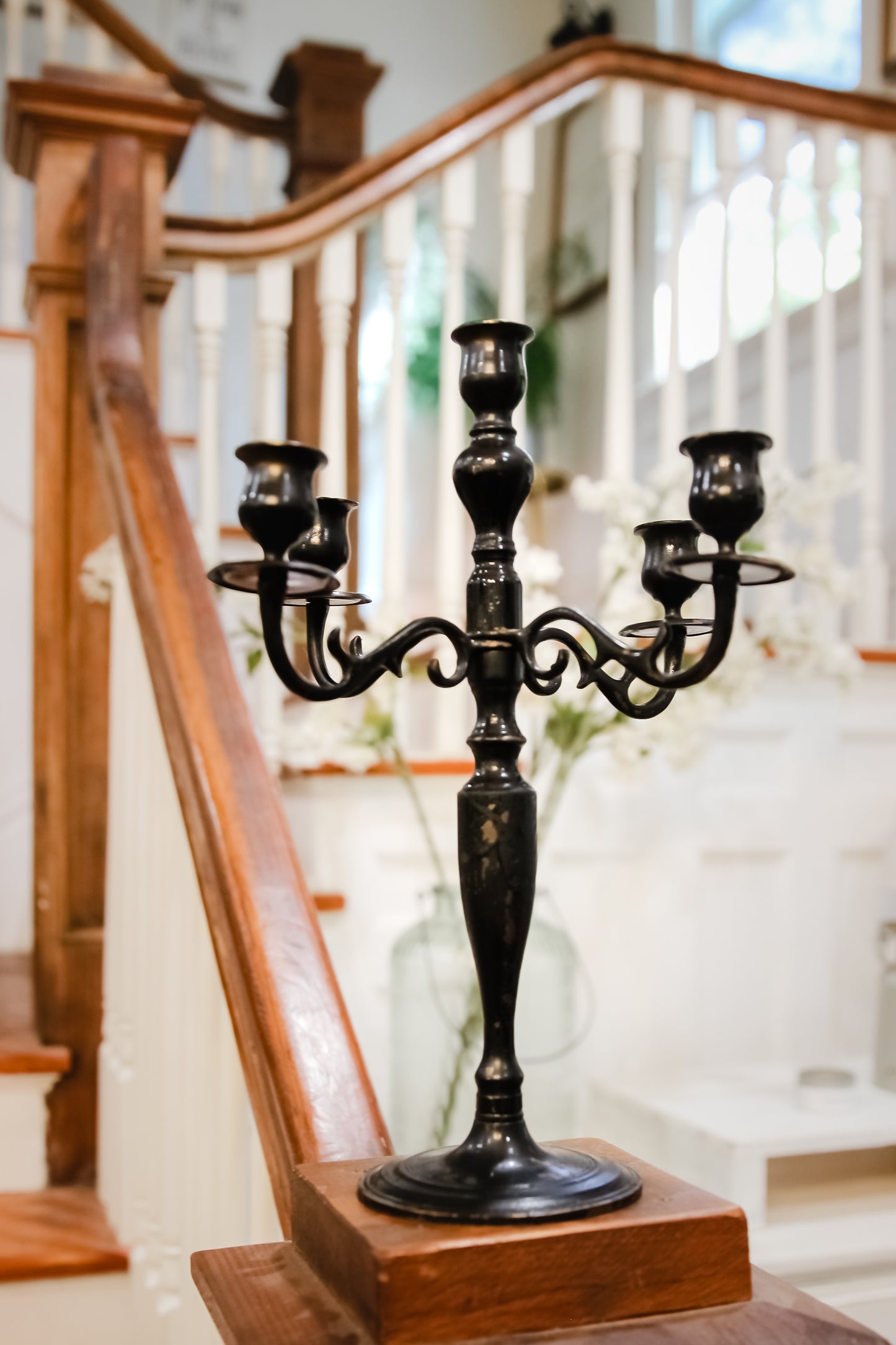 Large Five Arm Candelabra Candle Holder