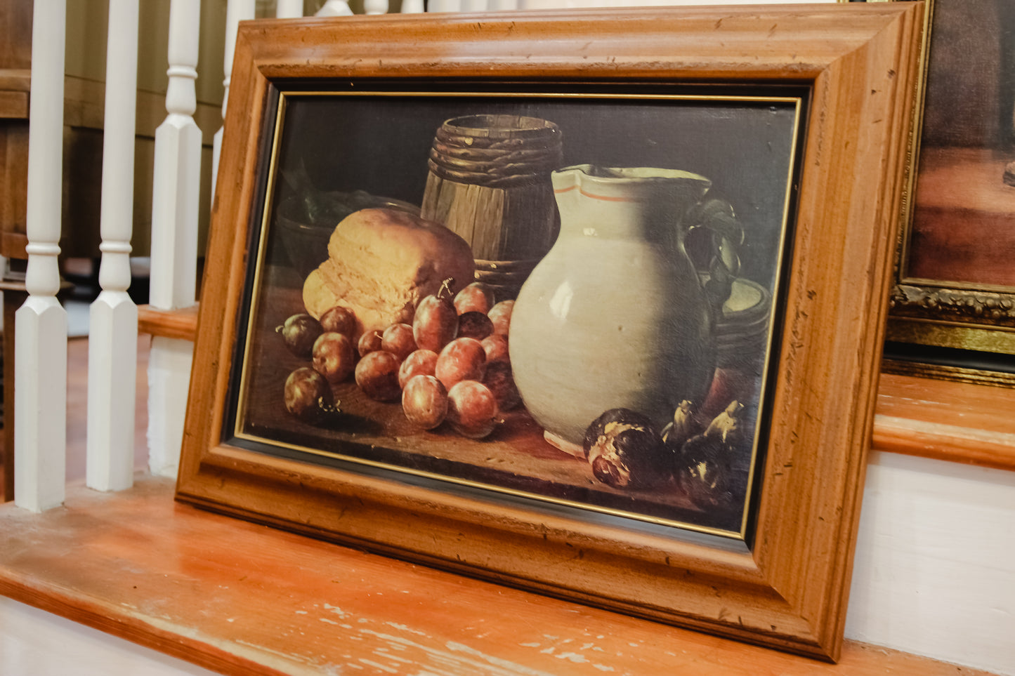 Still Life with Plums, Figs, Bread and Fish by Luis Egidio Melendez 18th century (1716-1780)